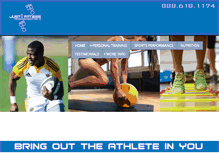 Tablet Screenshot of just1fitness.com